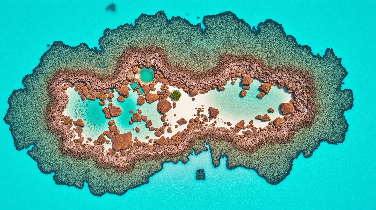 Praia do Salgado e piscinas naturais em Japaratinga, Alagoas